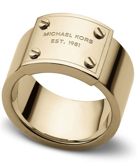 michael kors rings mens|michael kors ladies rings.